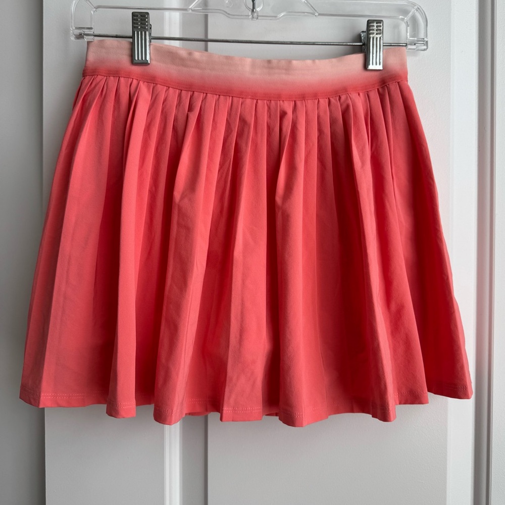 Athleta Girl Ace Pleated Tennis Skort XL/14 Coral